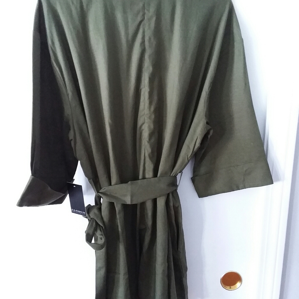 Eloquii Long Tie Waist Jacket - Picture 5 of 5